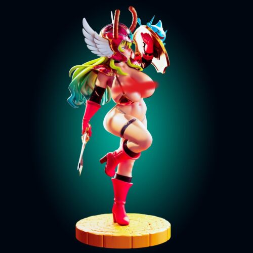 Figuras de anime de fantasía de lulu y Quetzalcóatl Dragon Girls de prueba de artista - Imagen 2 de 10