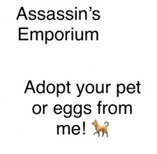 Adopt your pet or eggs from me