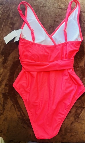 BCA by Rebecca Virtue Women's Swimsuit One Piece Sz#S/P hot pink NWT - Picture 7 of 11