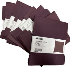 Set of 10: IKEA Cushion Pillow Cover 20x20" Red-Brown Wine 100 Cotton GURLI Sofa