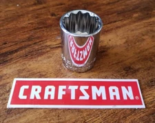 Craftsman 12pt Std.  1/2" in dr Shallow SAE/Metric Sockets - any size