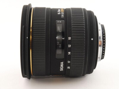 SIGMA 10-20mm F4-5.6 EX DC HSM AF Wide Angle Zoom Lens For Nikon F