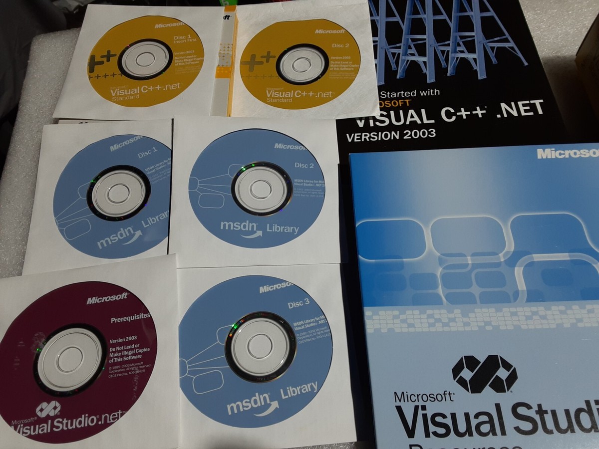 Microsoft Visual C++ .NET Standard 2003 805529137615| eBay
