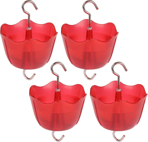 Ant Moat for Hummingbird Feeders 4 Pack, 5 Oz, Suitable for Outdoor Use