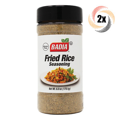 2x Shakers Badia Fried Rice Seasoning Fat & Gluten Free 6oz Fast Shipping!