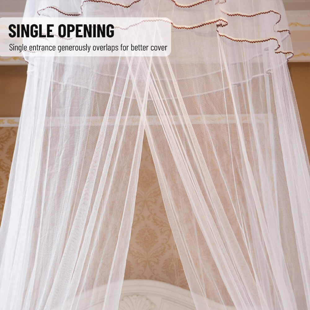 Dome Bed Canopy Bed Curtain Mosquito Net Bed Netting For Queen Size Bed I3R9