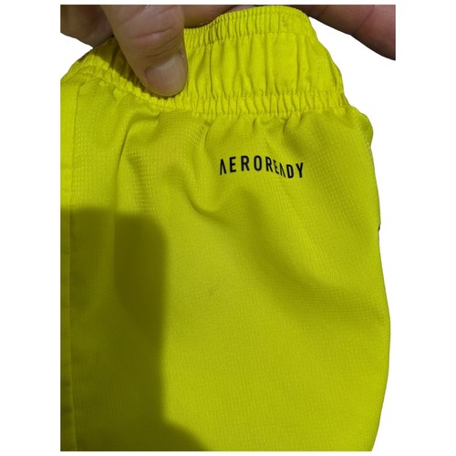 ADIDAS RSL Soccer SHORTS Aeroready Yellow Mens Medium (See flaw) - Picture 11 of 12