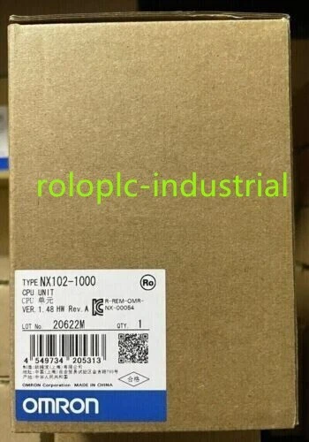 New In Box Original Omron NX102-1000 CPU Unit Module PLC NX102-1000