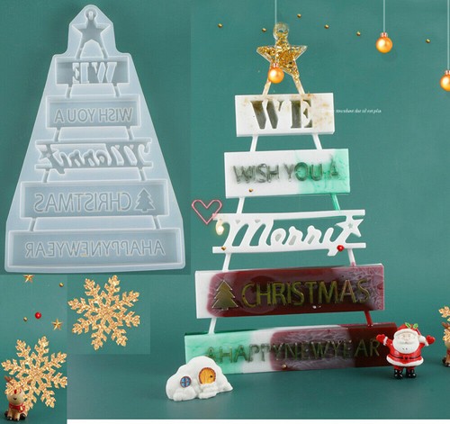 Mould Silicone Christmas Craft Decor Tool Jewelry Casting Mold Resin Epoxy Wish - Picture 2 of 10