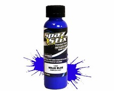 Spaz Stix - Solid Blue Airbrush Ready Paint, 2oz Bottle
