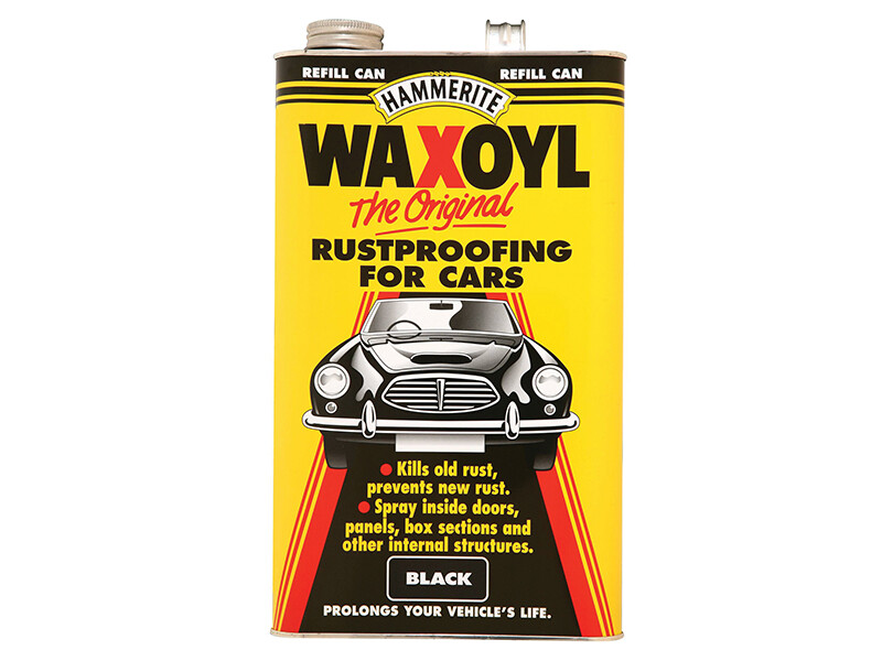 B&Q - Waxoyl Oil Rustproofing Refill Can Black 5 Litre Waterproof Car Rust - Image 13