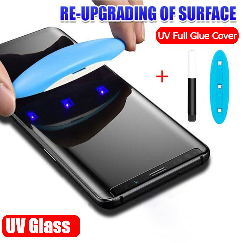 For Oppo Find X5 X3 X2 Pro Neo UV Liquid Full Tempered Glass Screen