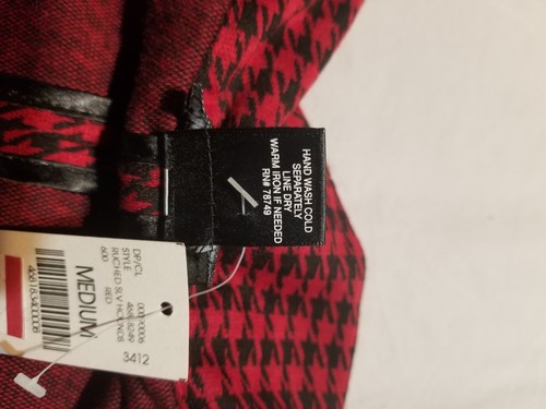 Wet Seal Womens Short Red/Black Lightweight Jacket Size M - Picture 4 of 4