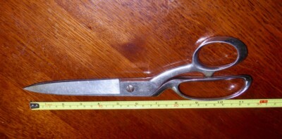 Vintage Clauss 11.5'' Steel Tailor Shears Right-Hand, LARGE, sold by OTT Hardware