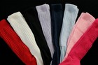 4 Navy Blue Slouch Knee Socks Hooters School Uniform  Run Hike Walk Yoga Lg  — photo 4