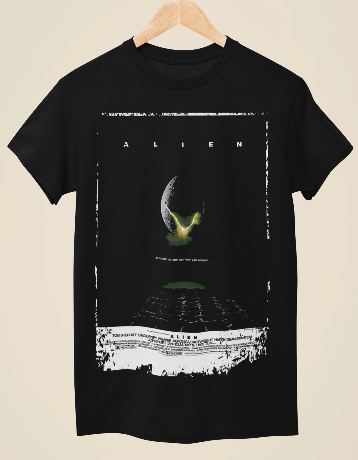 Alien - Movie Poster Inspired Unisex Black T-Shirt
Opens in a new window or tab