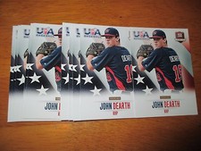 Lot (10) JOHN DEARTH SD State 2014 Panini USA Baseball Box Set Card #61 QTY