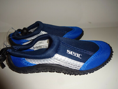 SEAC KINDER STRANDSCHUHE, Neopren-Obermaterial, Gummisohle UVP 12,95 £ Größe 10 