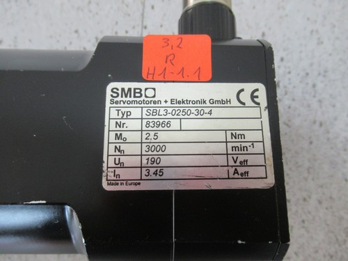 Smb Sbl3-0250-30-4 Smb Servomotor - Picture 5 of 5