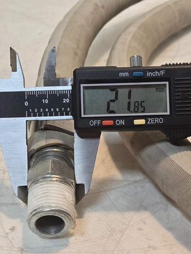 NRP-Jones A040 Edible Oil Hose 1/2 in 250 PSI 275F Constant 4Q04 | 75 in Long - Picture 12 of 13