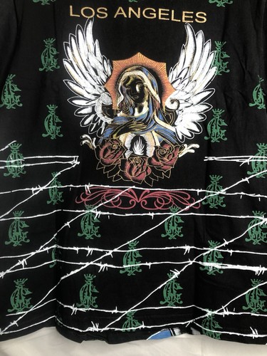 Camiseta Christian Audigier Doble Cara Negra Adulto Talla 2XL XXL LA USADA EN EXCELENTE ESTADO S/S - Imagen 13 de 16