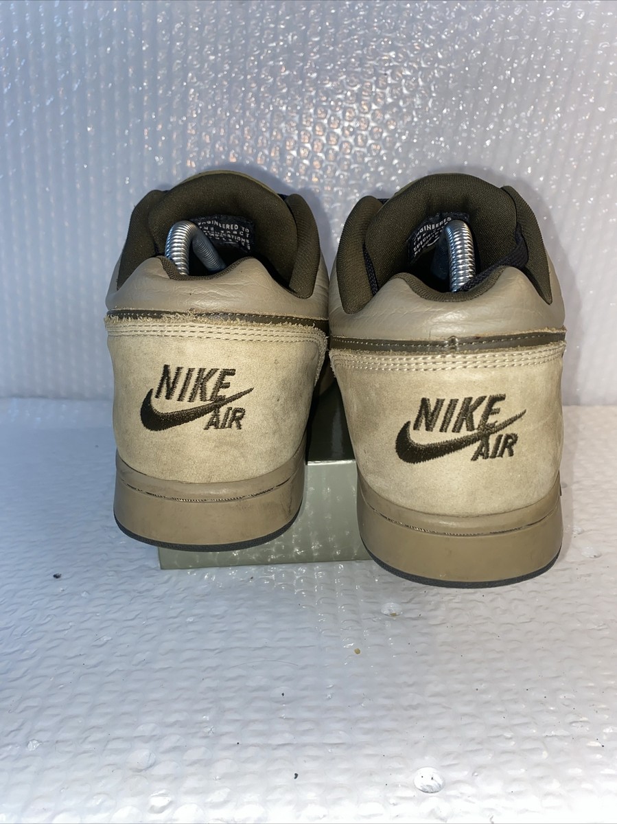 2003 Nike Zoom Air Angus Khaki Olive Dark Lodin Deadstock Vtg 2003 Nike Zoom Air Angus Khaki Dark Loden  main image 3