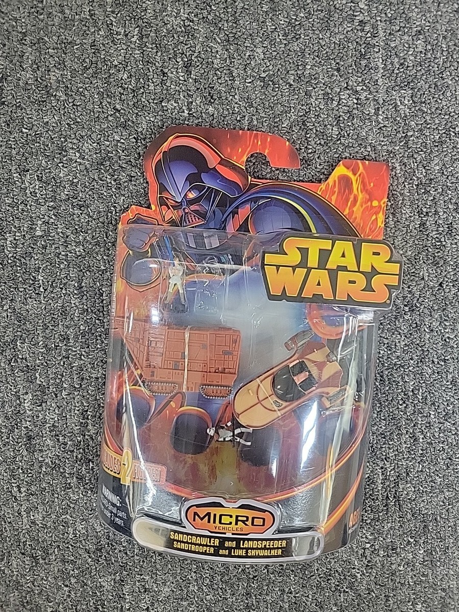 Hasbro-Micro Machines Star Wars Sandcrawler et Landspeeder