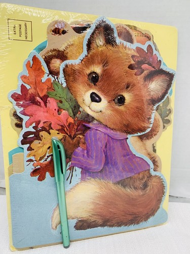 Tarjetas de felicitación raras 4pk de colección para niños amigos de cumpleaños nuevas de gran tamaño 8 3/4 x 11 3/8" - Imagen 2 de 7