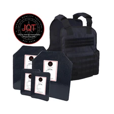 JQT Level 3+ Steel Body Armor Bundle Muircat Tactical Plate Carrier Armor Vest