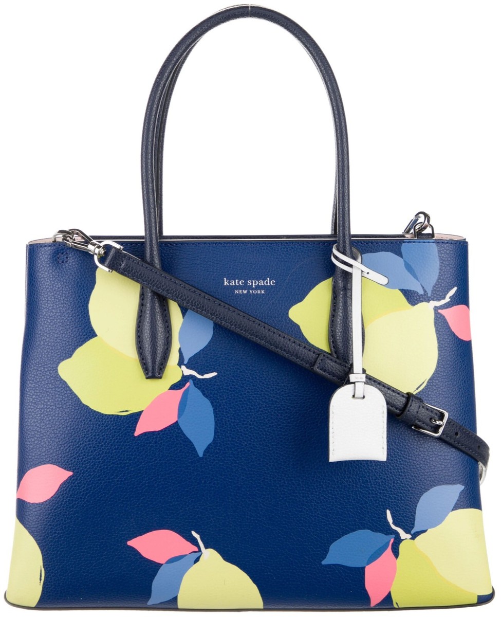 Kate Spade New York Eva Lemon Zest Saffiano Leather Medium Top Zip 