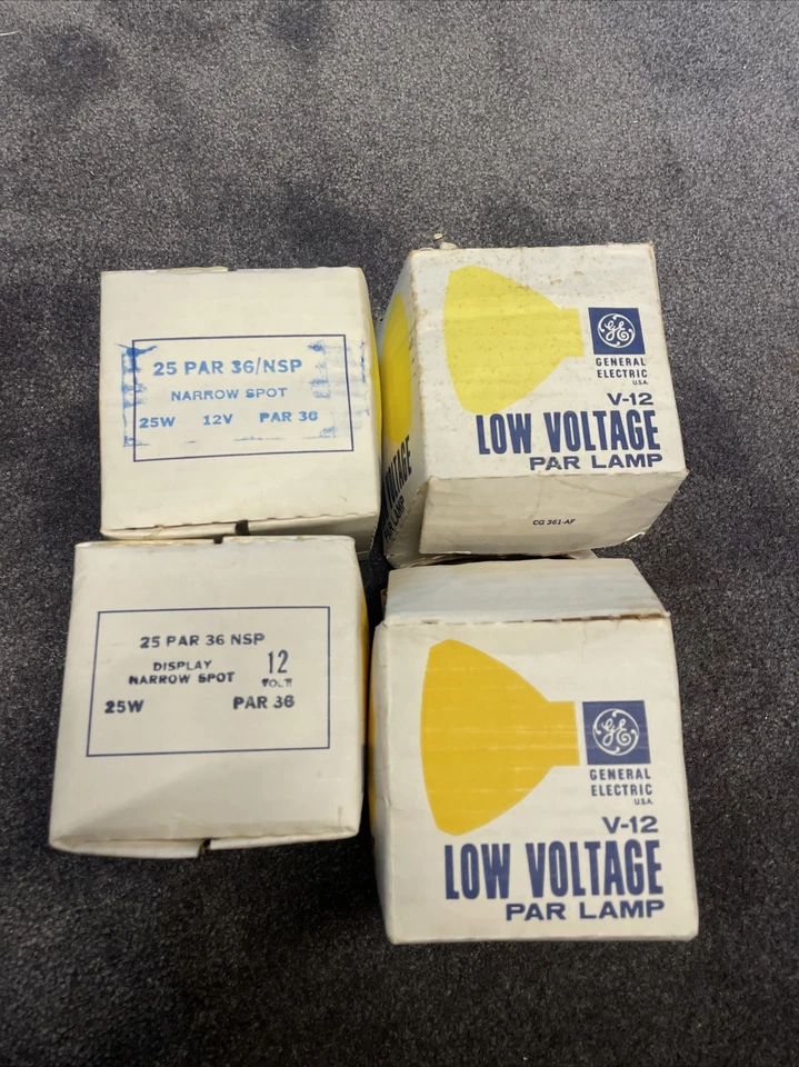 Four General Electric V-12 Low Voltage PAR -36 Lamp. Volts: 12V, 25W - Image 2 of 4
