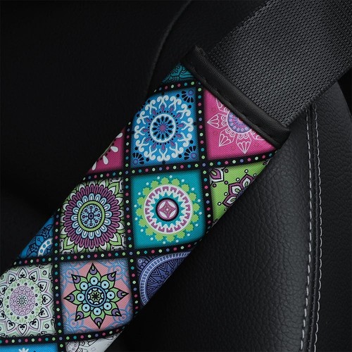 Adjustable Car Seat Belt Cover Bohemian Style Shoulder soldes Guard