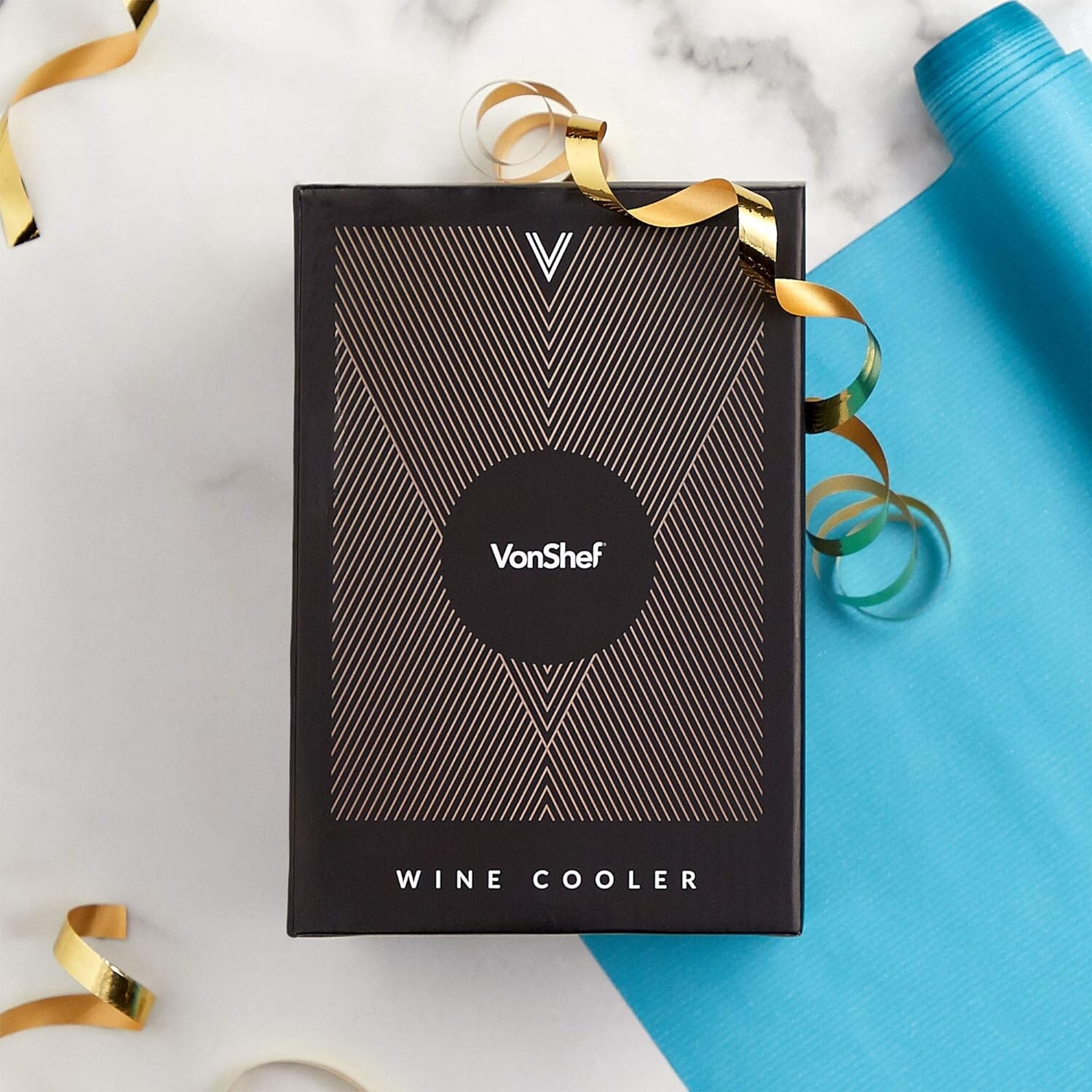 VonShef 1000118 Wine Cooler Bottle Holder Copper for sale online eBay