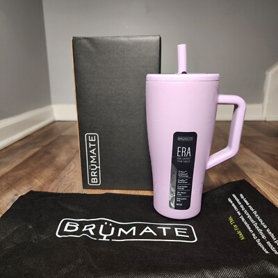 Brümate Era 30oz Happy Hour Insulated Mug With Handle & Straw Lavender