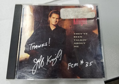 Jeff Knight They've Been Talkin About Me CD autographed Signed