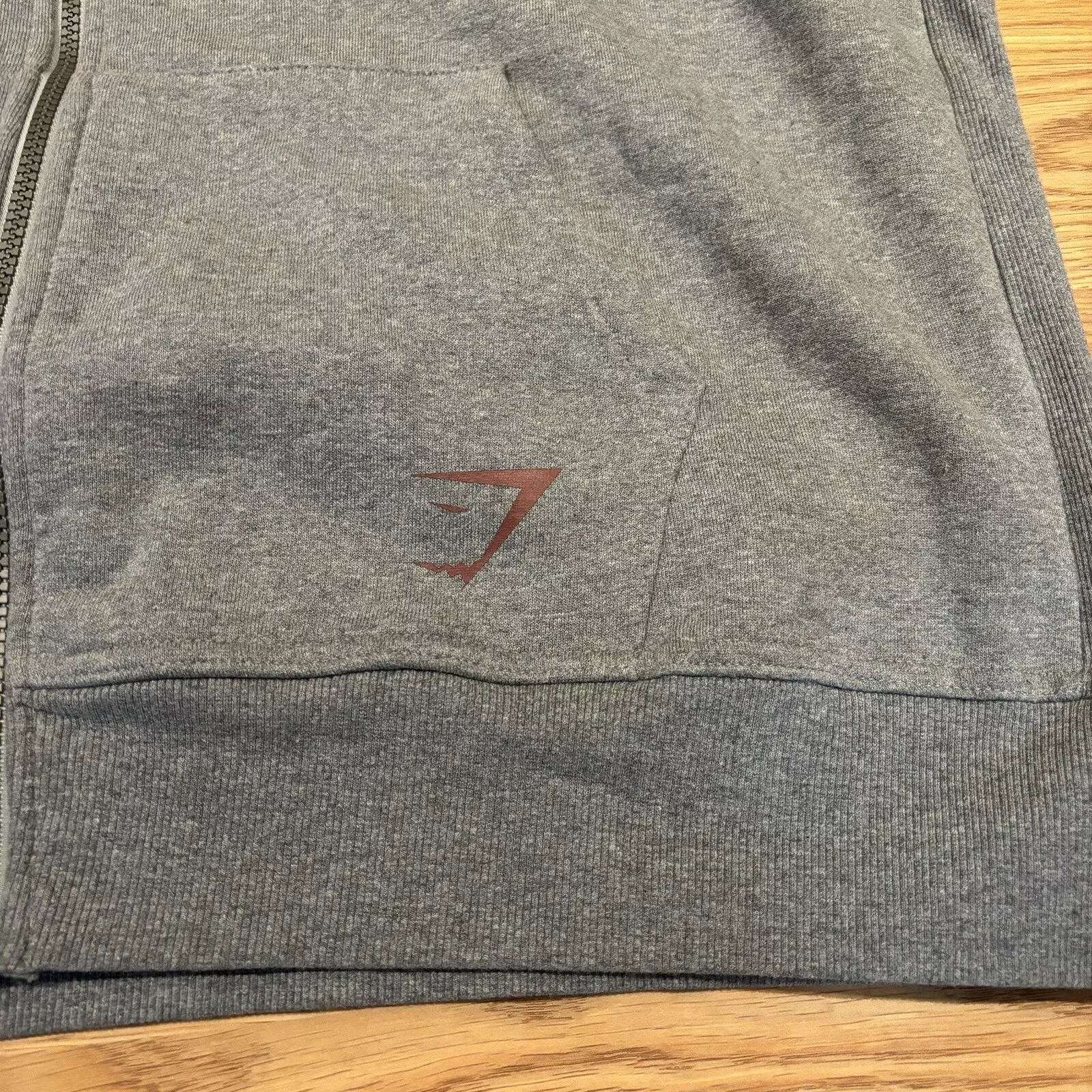 gymshark long sleeve power zip up hoodie
