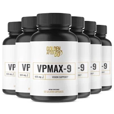 Golden After 50's VPMAX-9 is a vision support formula. 6 Month Supply.