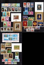 Romania 1973 year set, COMPLETE YEAR, 57 stamps + 6 S/S, MNH!