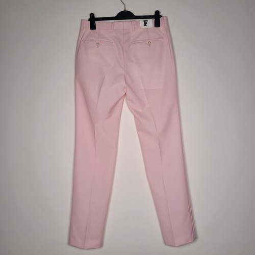 Brand New Pale Pink Trousers Wool Blend French Connection Men’s 32R Slim Fit - Picture 5 of 11