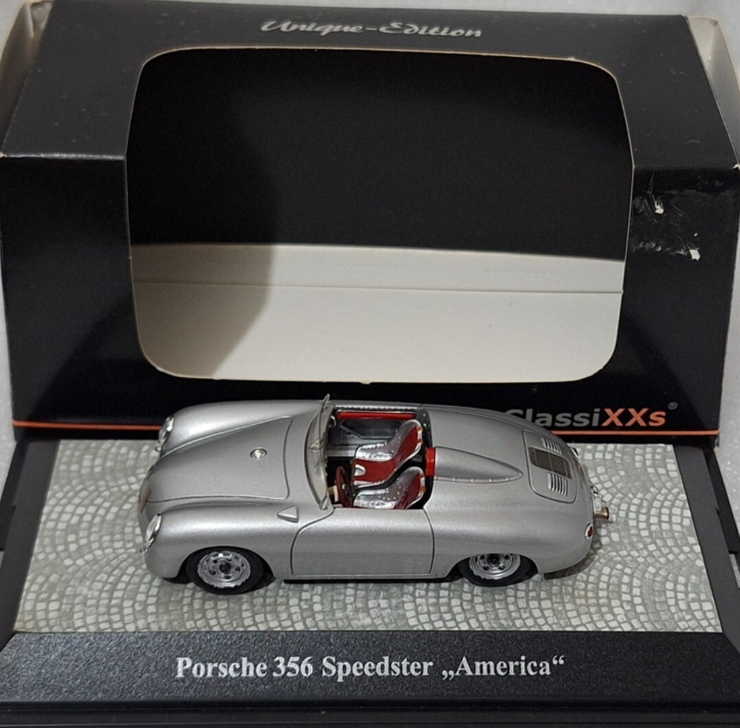 特価 Precision Miniatures (1/43) ポルシェ 356 9) Porsche 356 Speedster America 1948 Silver 1:43 Premium