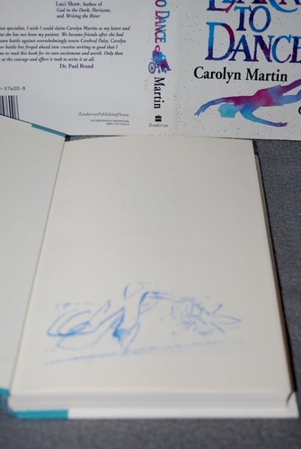 I Can't Walk So I'll Learn to Dance by Carolyn Martiin 1994 HC w DJ, 1ST PRINT - Picture 3 of 10