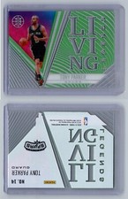 2020-21 Tony Parker Panini Illusions Living Legends Emerald NBA Card Spurs 14