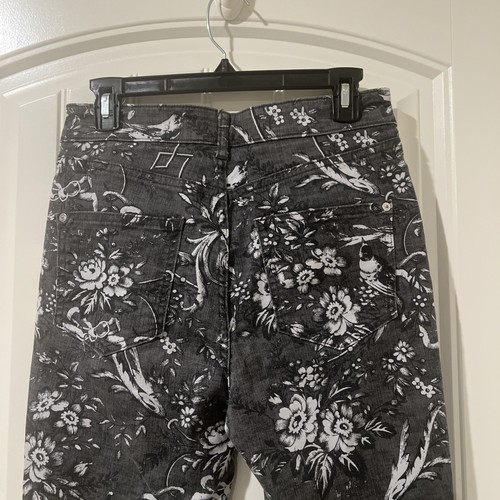 Anthropologie Pilcro The High Rise Cigarette Floral Straight Jeans Sz 28 NWOT - Picture 6 of 12