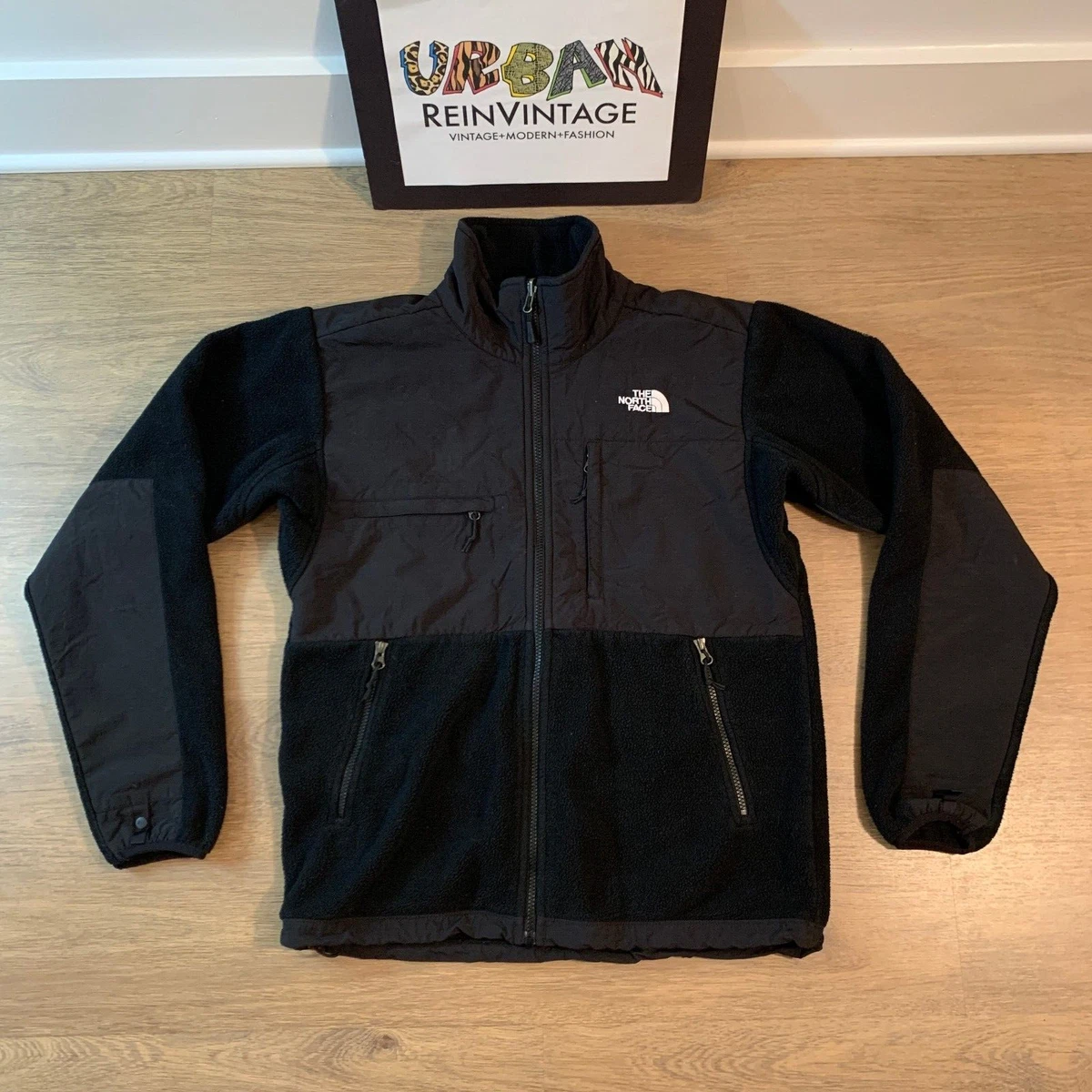 THE NORTH FACE DENALI FULL ZIP FLEECE JACKET SZ S POLARTEC SUPREME TAE BLACK
