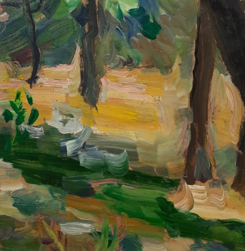 Sommerlandschaft, Bäume, Original Ölgemälde, ukrainischer Künstler - Bild 9 von 15