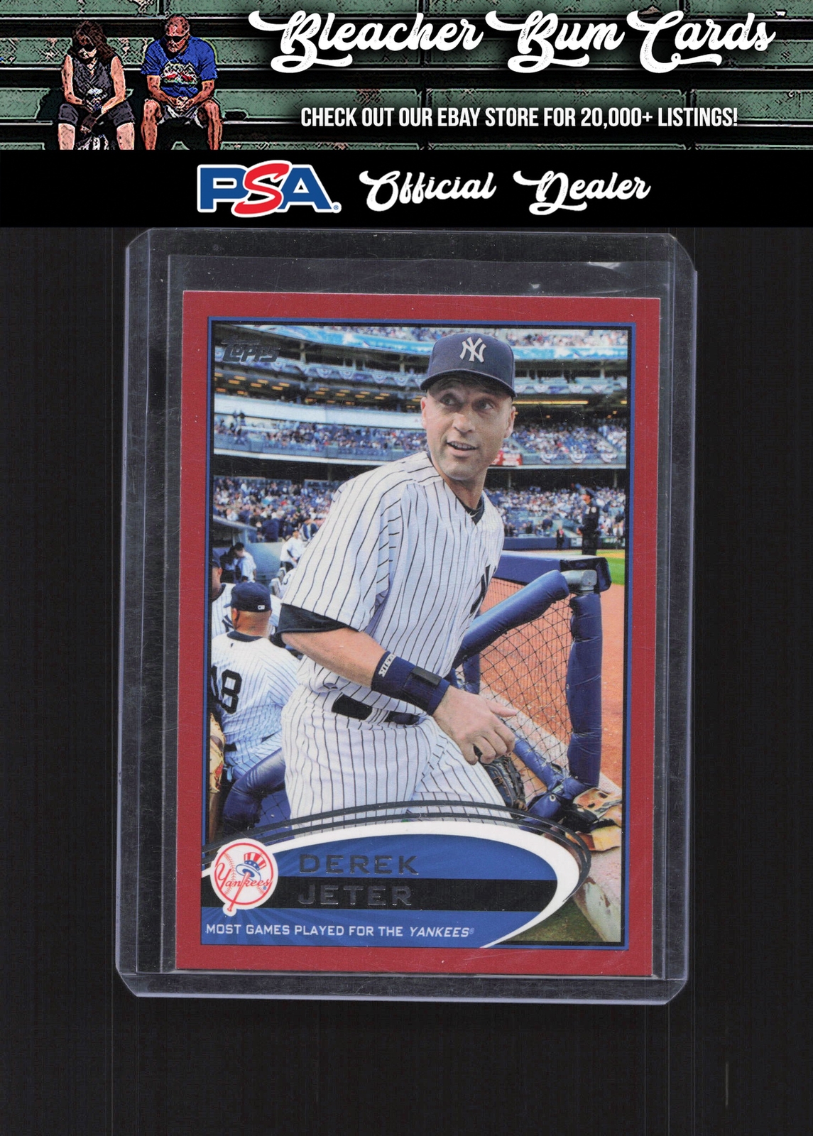 2012 Topps 641 Derek Jeter Red