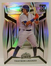 THAYRON LIRANZO #30 /189 BASE CARD LEAF METAL BASEBALL 2023