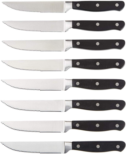 Kasanova Set 6 Coltelli Da Carne - Lama Seghettata E Manico Ergonomico Antiscivolo - 2