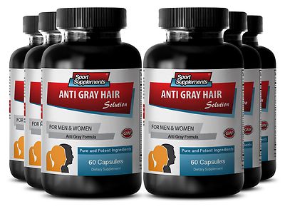 Prevent Scaly Scalp Pills - Anti-Gray Hair Solution 1500mg - Go Away Gray 6B