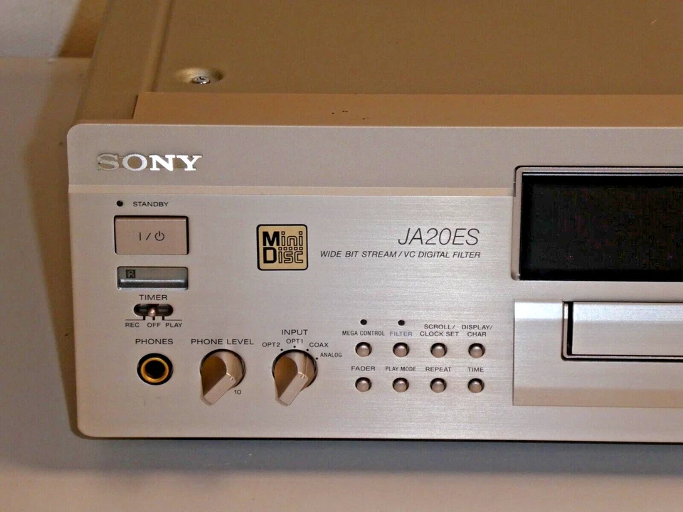 Sony MDS-JA20ES High-End Mini-Disc Recorder, Champagner, Laser NEU, 2J. Garantie - Bild 2 von 4